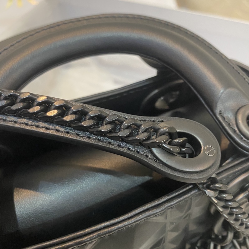Dior Christian Dior Mini Lady Bag Black For Women 6.5in/17cm M0505SLOI_M989