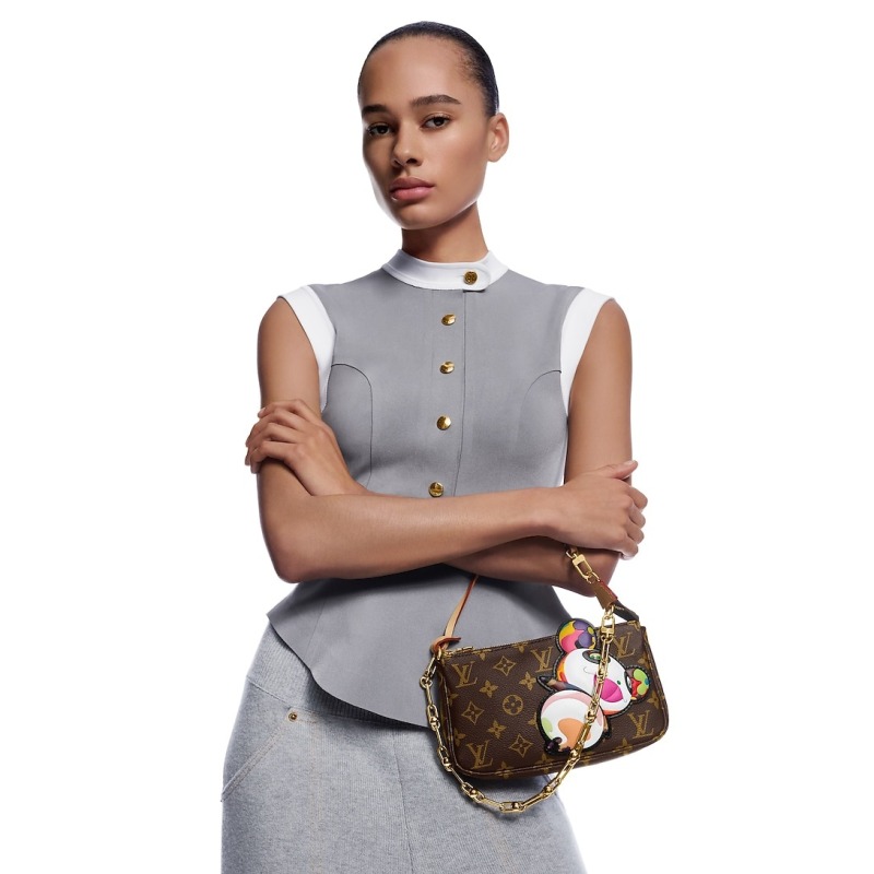 Louis Vuitton LV x TM Pochette Accessoires Monogram Canvas For Women 8.7in/22cm M13440