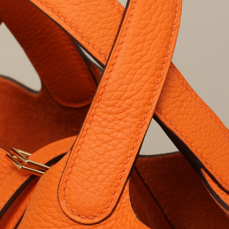Hermes Picotin Lock 18 Bag Orange For Women 7.1in/18cm