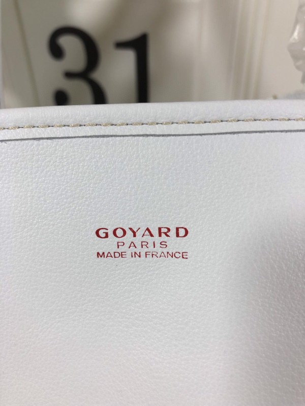 Goyard Anjou PM Bag White/Green/Blue For Women‎ 7.9in/20cm