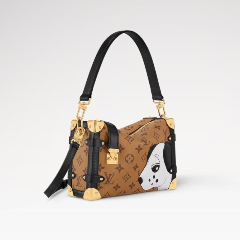 Louis Vuitton Side Trunk MM Bag Brown For Women M47202 21cm/8.3inch