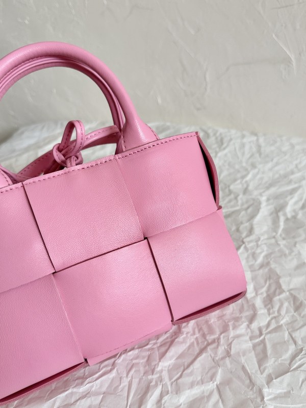 Bottega Veneta Candy Arco Tote Bag Dark Grey/Pink For Women‎ 7.1in/20cm 72909VCQC2133
