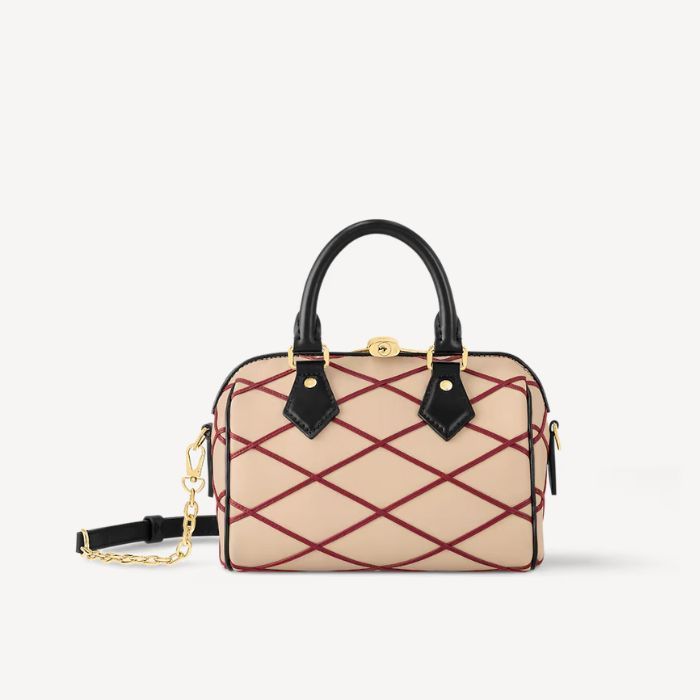 Louis Vuitton Speedy Bandouliere 20 Beige For Women 8 in/ 20.5 cm M24261
