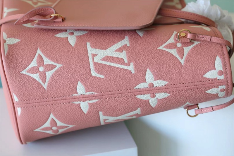 Louis Vuitton Neverfull MM Monogram Empreinte Pink For Women 12.2in/31cm M46329