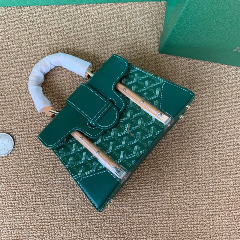 Goyard Saigon Structure Mini Bag Green For Women‎ 7.9in/20cm SAIGOBMINTY09CL09P