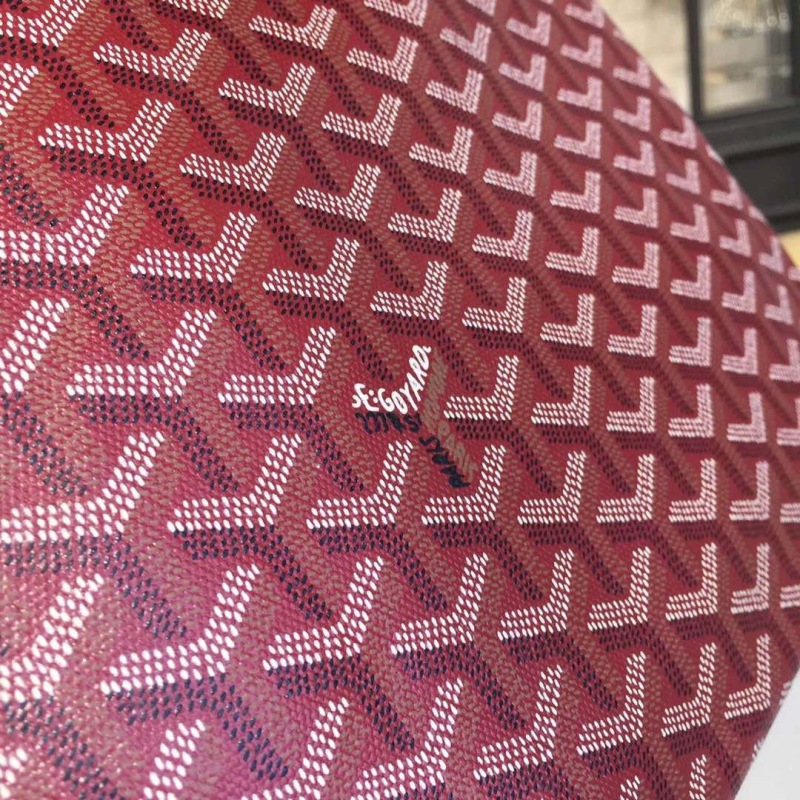 Goyard Senat MM Pocket Grey/Dark Blue/Burgundy For Women‎ 11.8in/30cm SENAT2MMLTY09CL09P