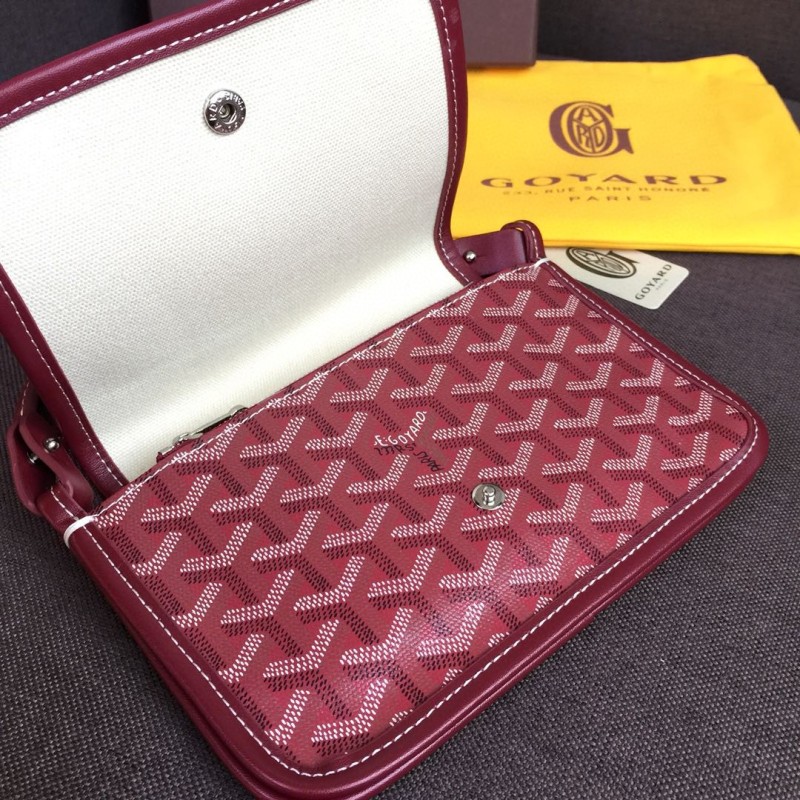 Goyard Plumet Pocket Wallet Burgundy For Women‎ 8.1in/20.5cm