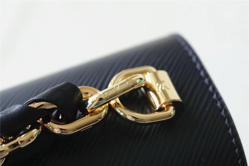 Louis Vuitton Twist MM Epi Black For Women, Women’s Bags, Shoulder And Crossbody Bags 9.1in/23cm LV M59887