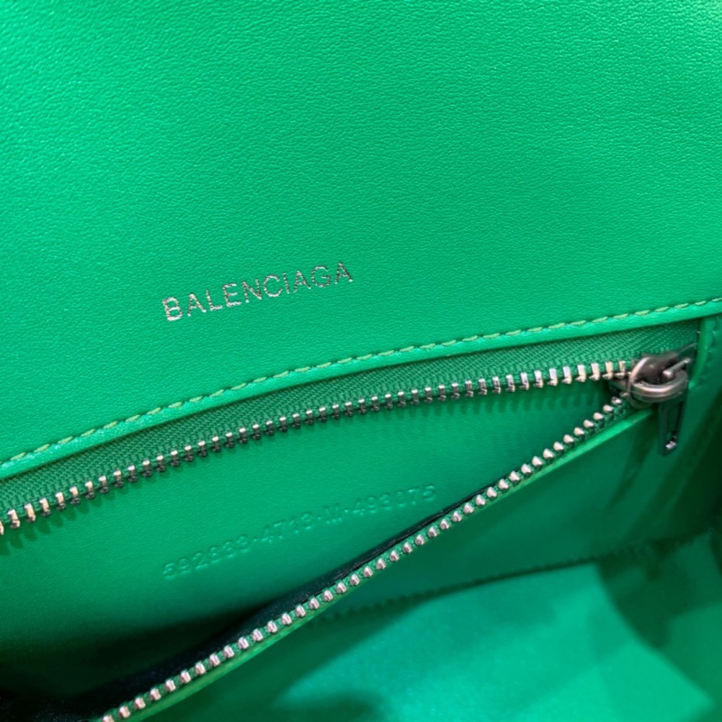 Balenciaga Hourglass Small Handbag In Bright Green, For Women, Women’s Bags 9in/23cm