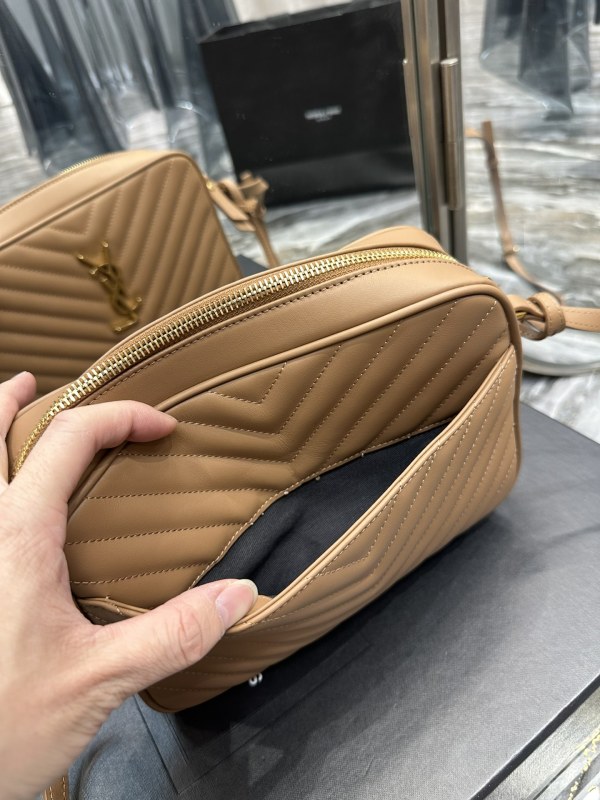 Saint Laurent Lou Camera Bag Brown For Women‎ 9in/23cm