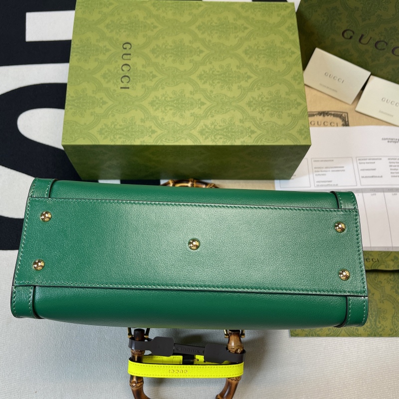 Gucci Diana Small Tote Bag Green For Women, Women’s Bags 11in/27cm GG ‎