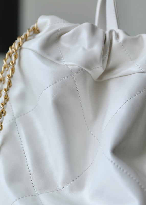 Chanel Large CHANEL 22 Backpack White For Women, Women’s Bags 19.9in/51cm AS3313 B08037 10601