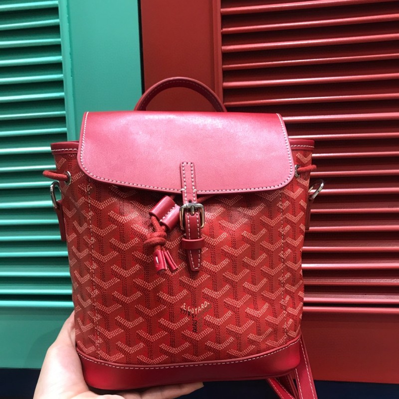 Goyard Alpin Mini Backpack Brugundy/Red/Blue For Women‎ 9.1in/23cm ALPIN2MINTY33CL33P