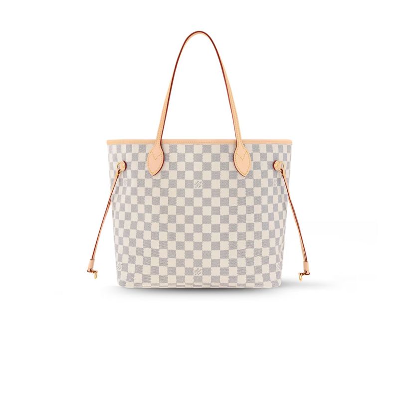 Louis Vuitton Neverfull GM Tote Bag Damier Azur Canvas Rose Ballerine Pink For Women, Women’s Handbags, Shoulder Bags 15.4in/39cm LV N41604