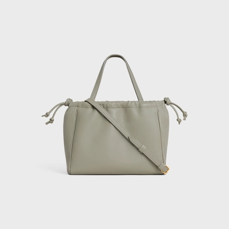 Celine Cuir Triomphe Green Clay Bag For Women 111013ENY.31GC- 22.5 Cm/ 9 Inches