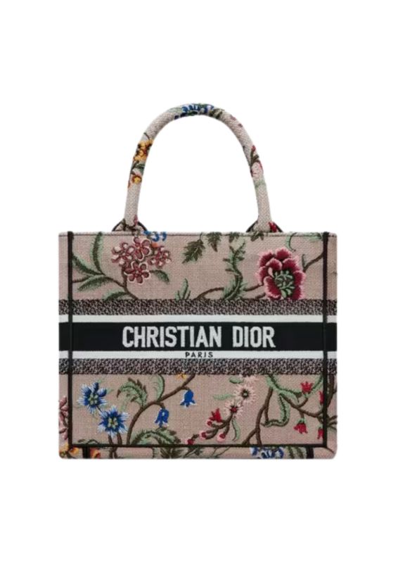 Dior Small Dior Tote Bag Beige For Women 10.5in/ 26.5cm M1265ZEAU_M912