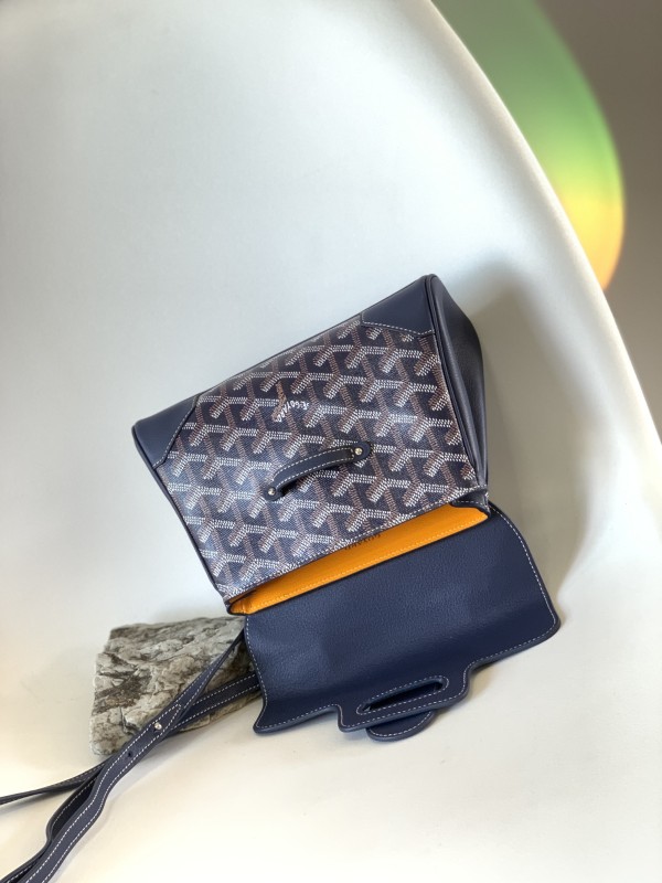Goyard Saïgon Souple Mini Bag Navy Blue For Women‎ 7.9in/20cm SAIGONMINTY12CL12P