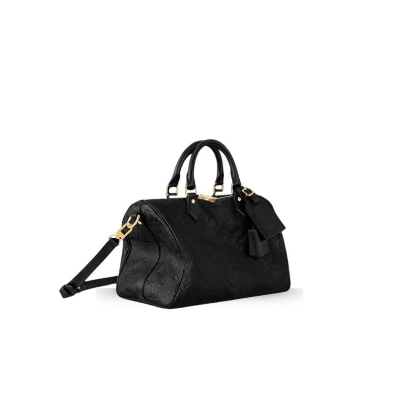 Louis Vuitton Speedy Soft 30 Monogram Empreinte Black For Women 21cm/8.3in M47186