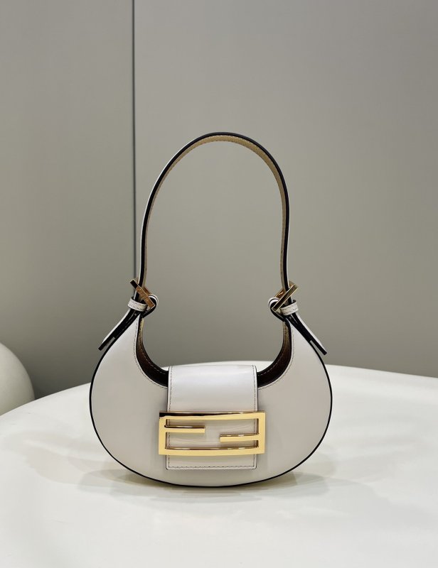 Fendi Cookie White For Women, Women’s Handbags, Shoulder Bags 7.4in/19cm FF 8BS065AAIWF0K7E