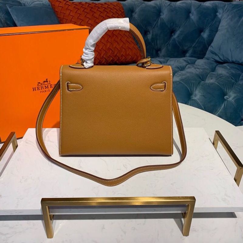 Hermes Kelly Gold For Women Gold Toned Hardware 10in/25cm