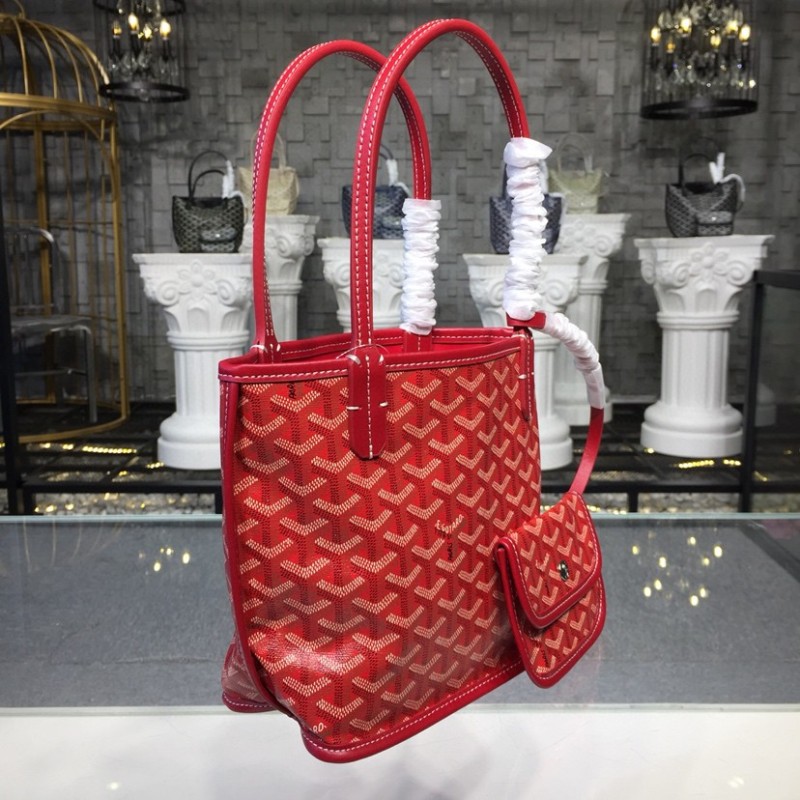 Goyard Anjou Mini Bag Red For Women‎ 7.9in/20cm ANJOUSMINCG02TY02P