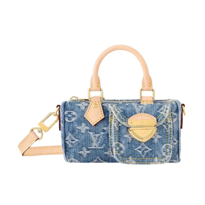 Louis Vuitton Nano Speedy Blue For Women 16cm / 6.3in M82950