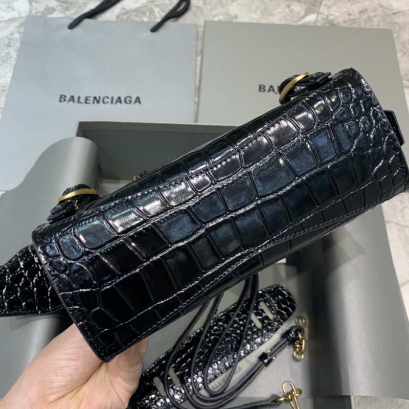 Balenciaga Neo Classic Mini Handbag Black/Green For Women‎ 8.6in/21.8cm