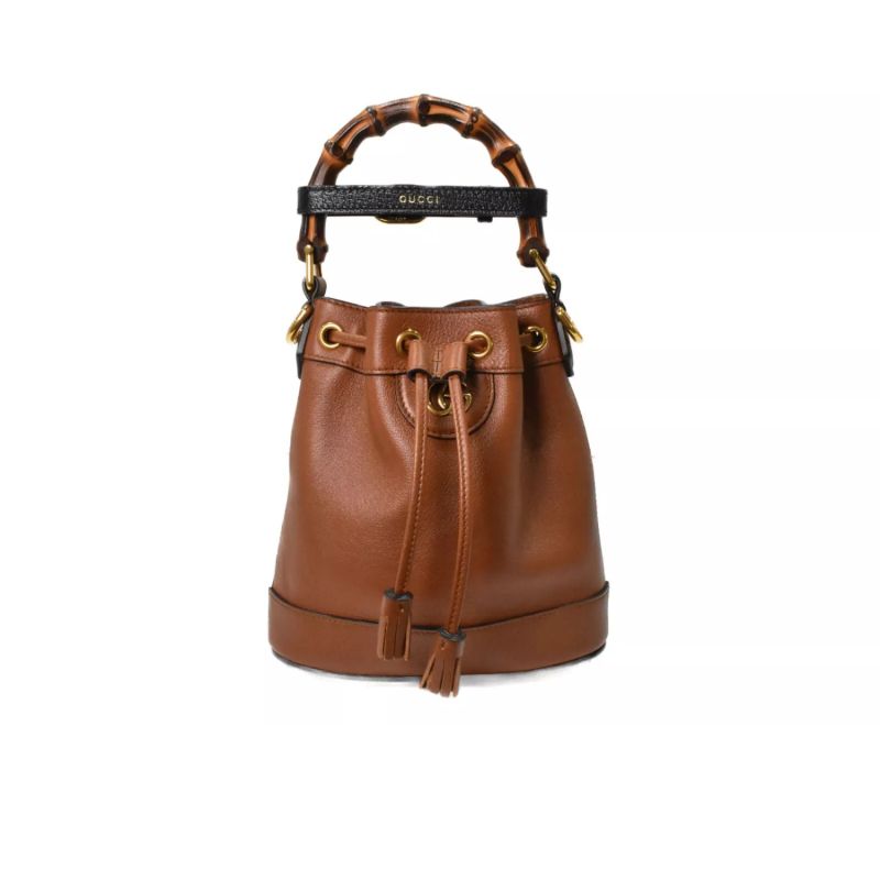 Gucci Diana Mini Bucket Bag Brown For Women 12in/31cm – 724667 UAAAY 2548