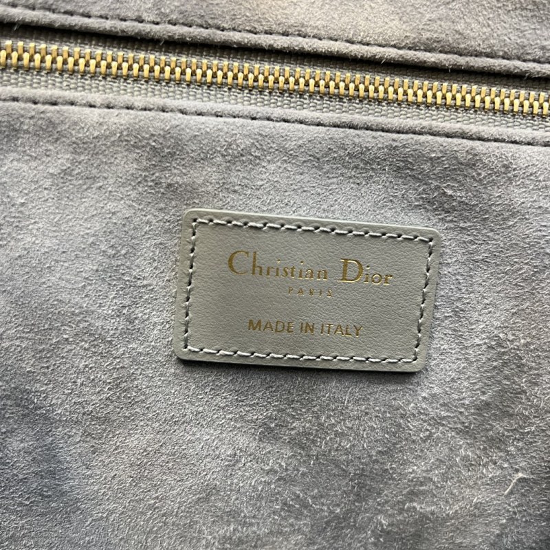 Dior Small Book Tote Bag Grey For Women 10,4in/26,5cm