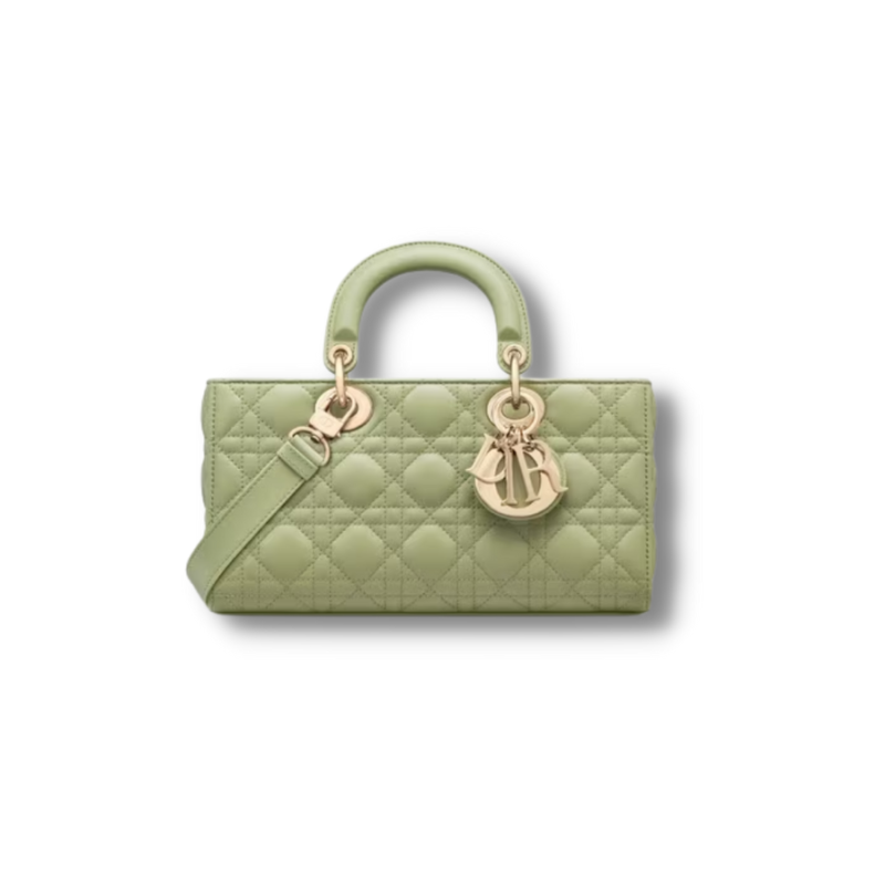 Dior Medium Lady D-Joy Bag Ethereal Green Cannage For Women M0540ONGE_M73H