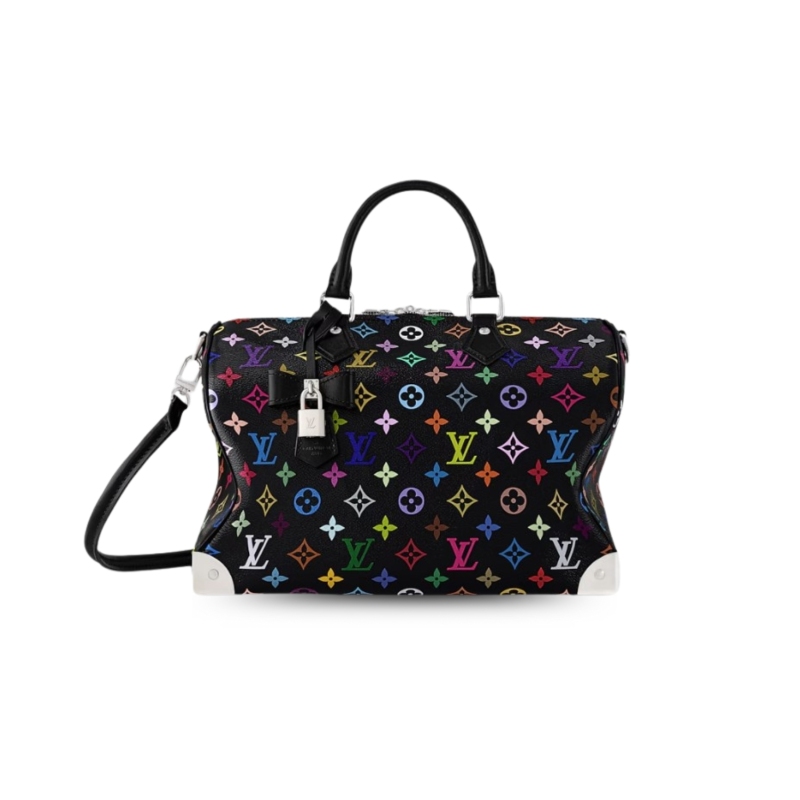 Louis Vuitton LV x TM Speedy Soft 30 Bag Multicolore Noir For Women 11.8in/30cm M13257