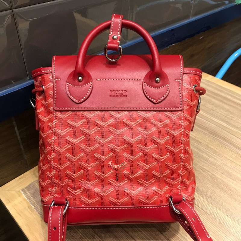 Goyard Alpin Mini Backpack Brugundy/Red/Blue For Women‎ 9.1in/23cm ALPIN2MINTY33CL33P