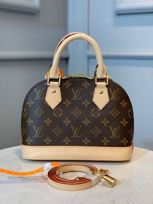 Louis Vuitton Alma BB Monogram Canvas Beige For Women 9.2in/23.5cm LV M53152