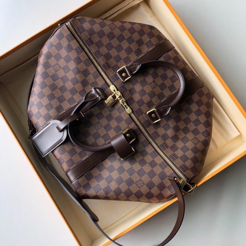 Louis Vuitton Keepall Bandoulière 45 Damier Ebene Canvas 17.7in/45cm LV N41428