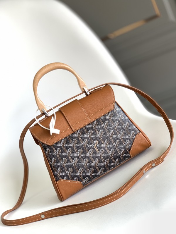 Goyard Saïgon Souple Mini Bag Brown For Women‎ 7.9in/20cm SAIGONMINTY01CL03P