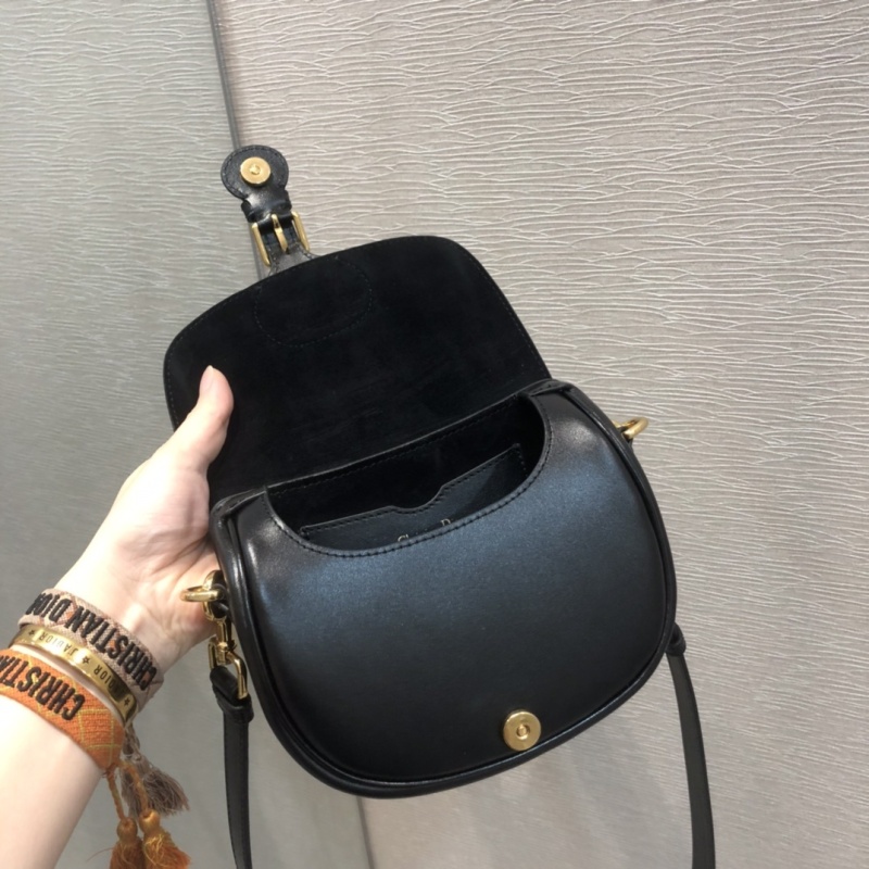 Christian Dior Small Bobby Bag Black For Women 7in/18cm CD M9317UMOL_M900