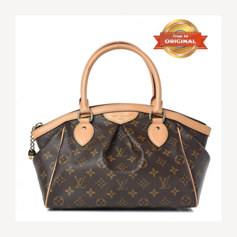 [True-to-ORIGINAL] Louis Vuitton Tivoli PM Bag Monogram Canvas Brown 14.2in/36cm For Women LV M40143
