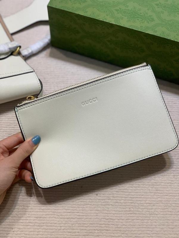Gucci Medium Tote With Double G  White For Women 13.8in/35cm GG