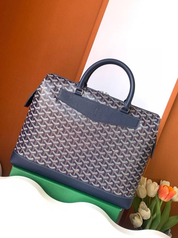 Goyard Cisalpin Document Case Bag Navy Blue For Women‎ 11.4in/29cm CISDOCPMLTY12CL12P
