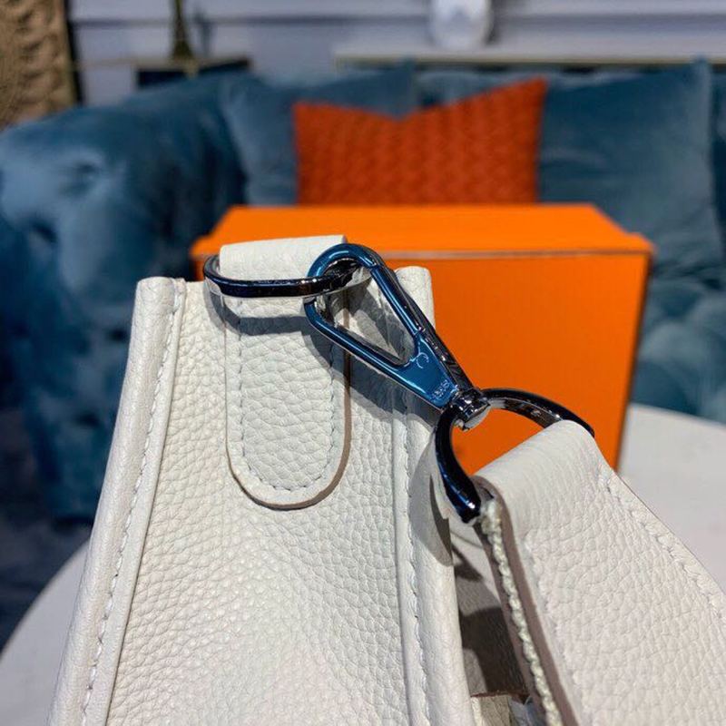 Hermes Evelyne III GM Bag White For Women 11.4in/29cm