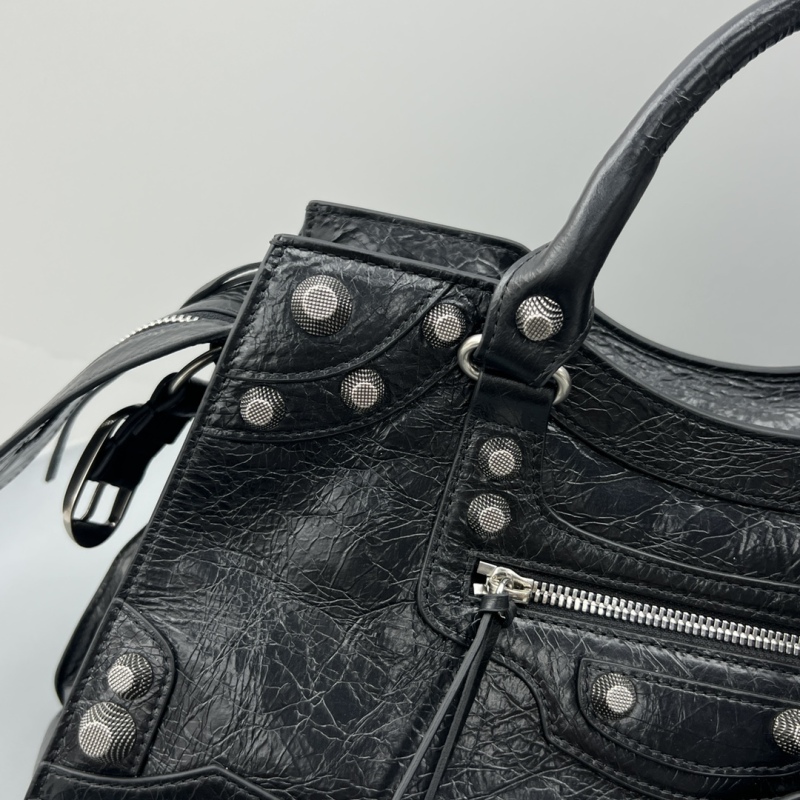 Balenciaga Neo Cagole City Handbag Black For Women‎ 15.3in/38.9cm 700451210B01000