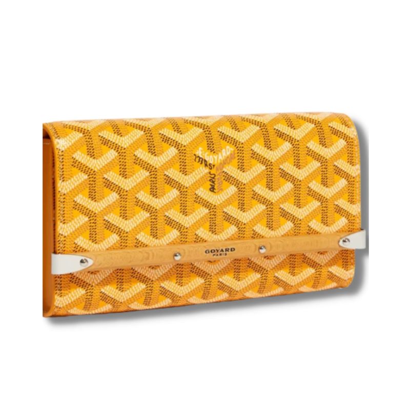 Goyard Monte-Carlo Mini Case Yellow/Navy Blue/Dark Grey For Women‎ 7.5in/19cm MONTE2MINTY50CL50P