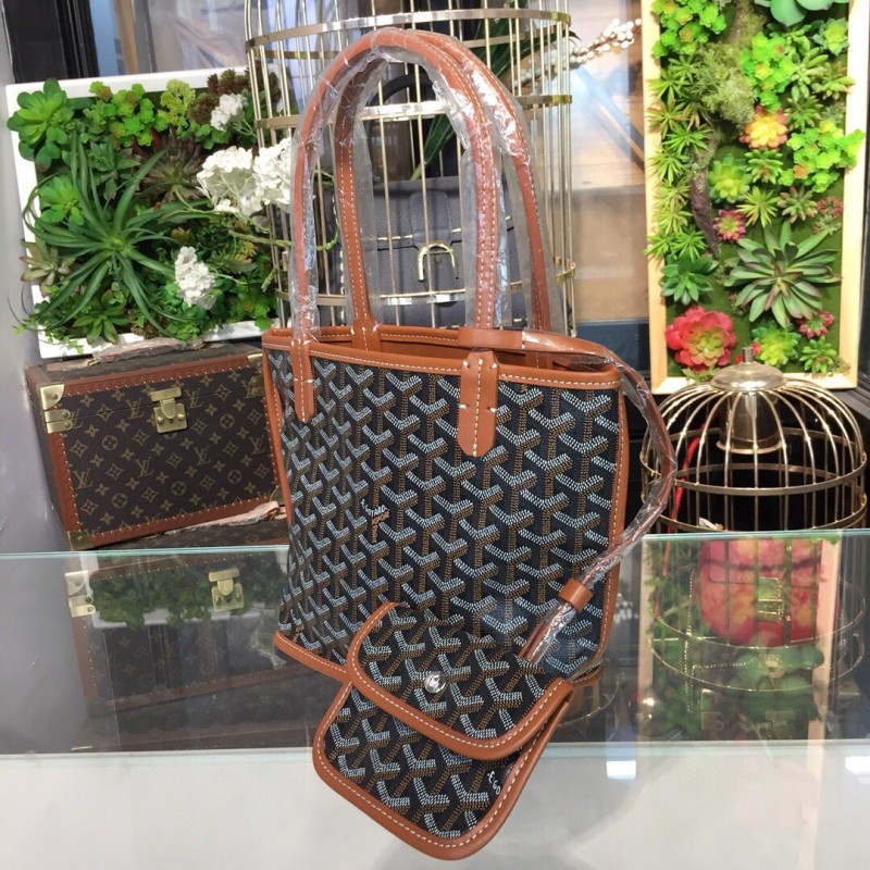 Goyard Anjou Mini Bag Brown For Women‎ 7.9in/20cm ANJOUSMINCG03TY01P