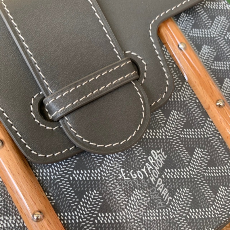 Goyard Saigon Structure Mini Bag Grey For Women‎ 7.9in/20cm SAIGOBMINTY51CL51P