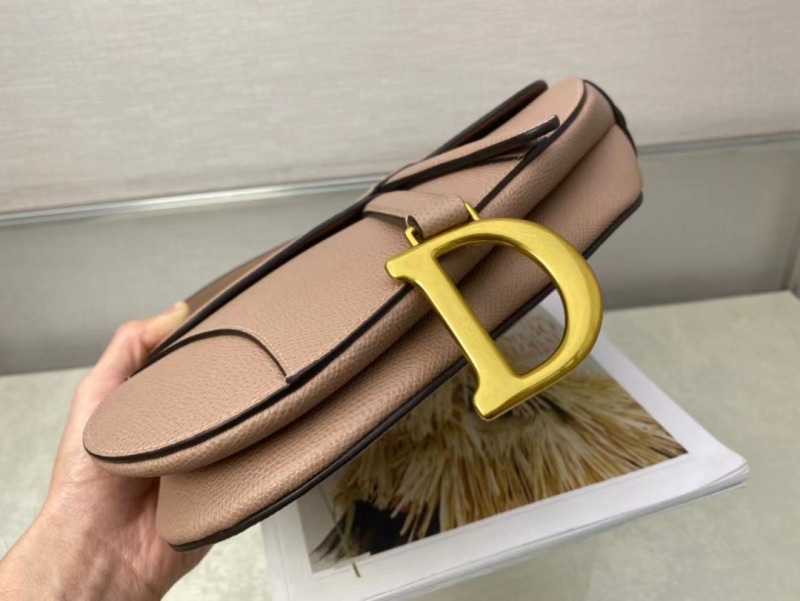 Christian Dior Saddle Bag With Strap Gold Toned Hardware For Women 25.5cm/10in CD M0455CBAA_M50P