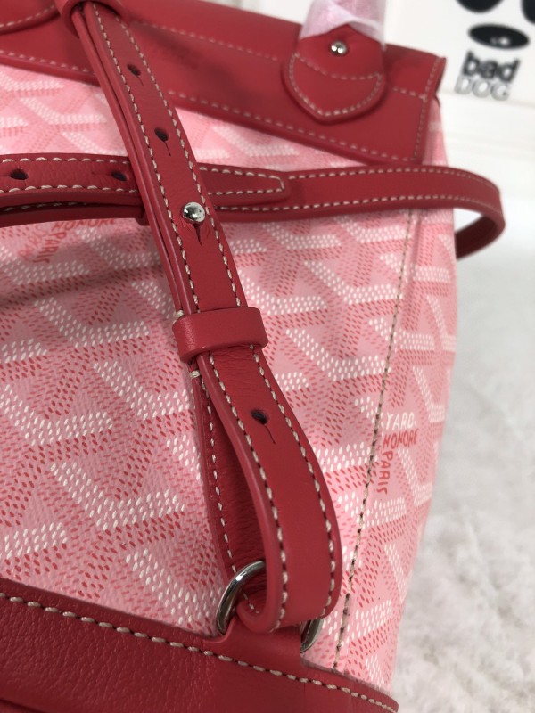 Goyard Alpin Mini Backpack Brown/Pink For Women‎ 9.1in/23cm ALPIN2MINTY33CL33P
