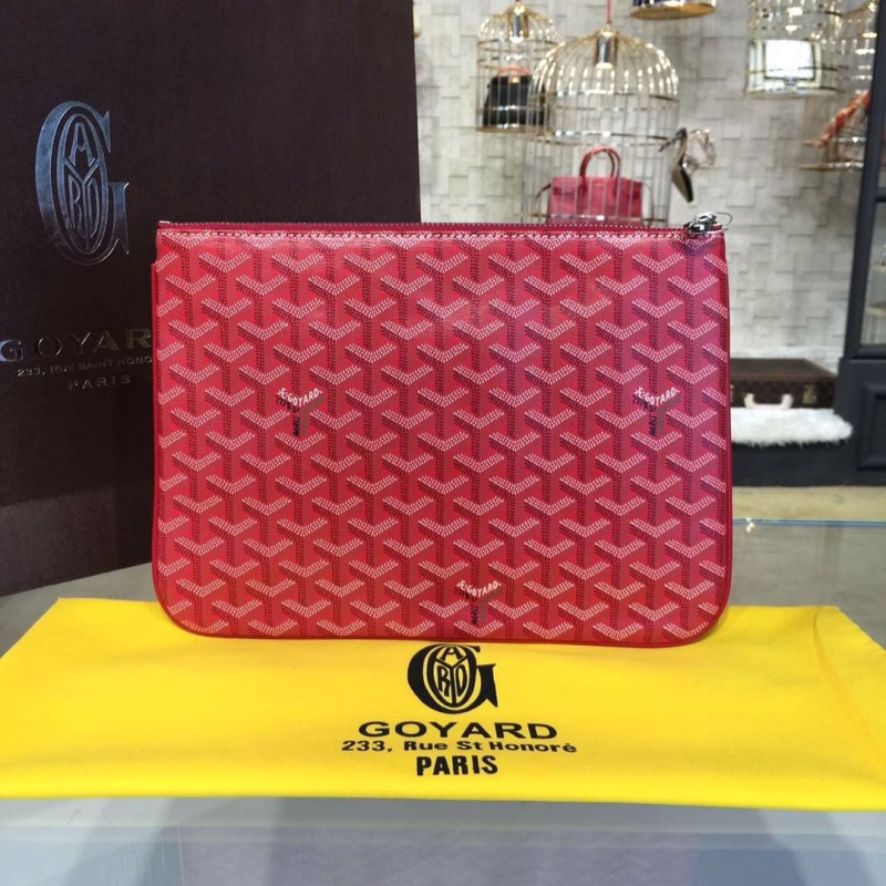 Goyard Senat MM Pocket Red/Black/Brown For Women‎ 11.8in/30cm SENAT2MMLTY09CL09P