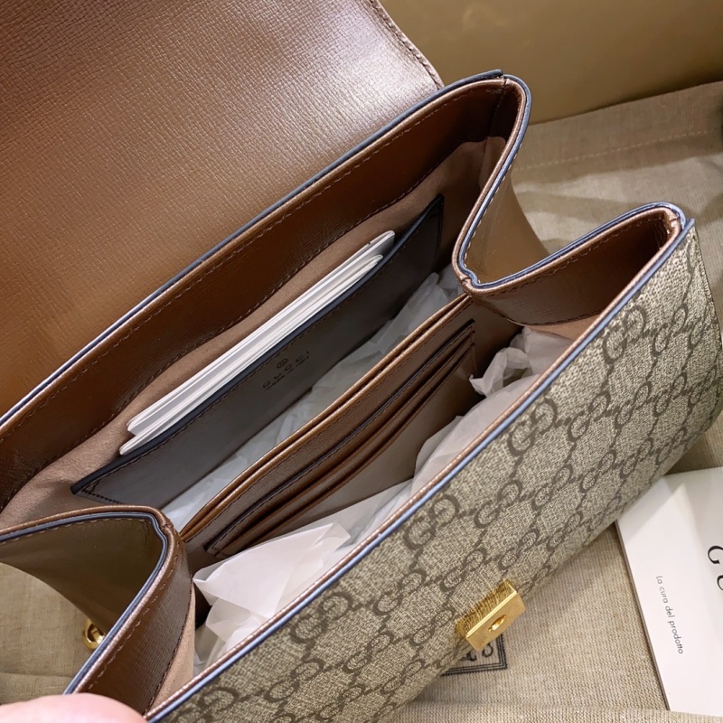 Gucci Horsebit 1955 Mini Bag Brown For Women, Women’s Bags 8.7in/22cm GG ‎703848 9AAAJ 8563