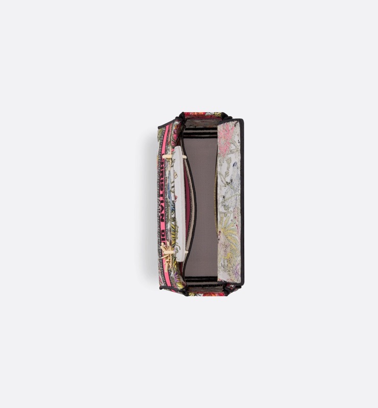 Christian Dior Medium Lady D-Lite Bag White Multicolor For Women M0565OEBJ_M20E – 24 Cm/ 9.5 Inches