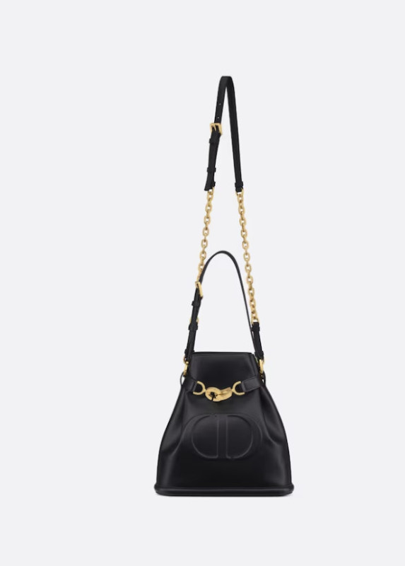 Dior Medium C’Est Dior Bag Black For Women M2271UBHA_M900 24cm/9.5Inches